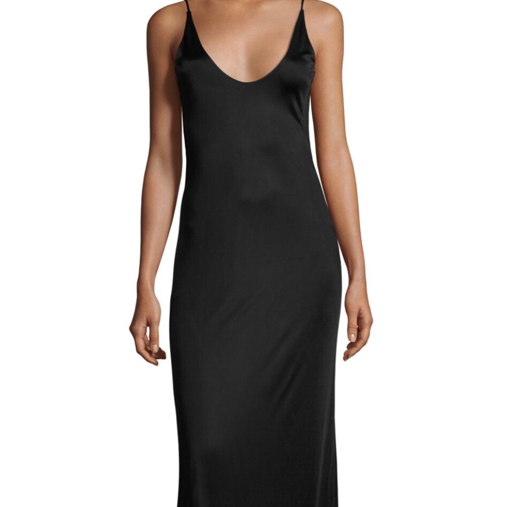 T by Alexander Wang
Sleeveless Strappy Satin Dress